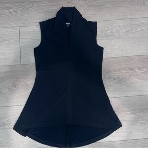 Flattering Black Sleeveless Top